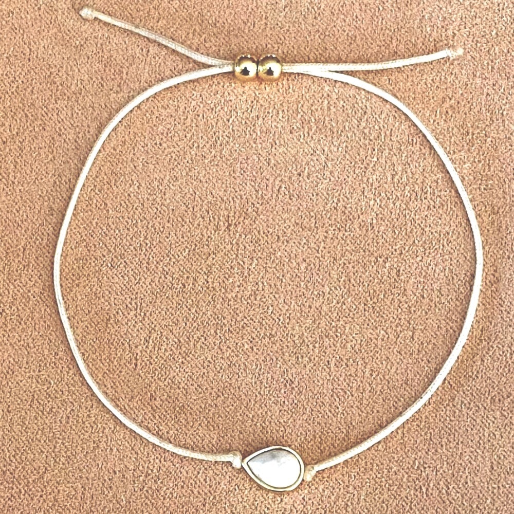 Gorjana Power Gemstone Cord Bracelet - Howlite